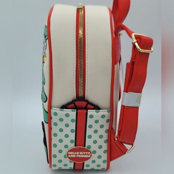 Hello Kitty Sanrio Holiday Christmas Backpack & Card Holder‎ Wallet NWT